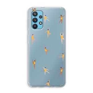 CaseCompany Dans #2: Samsung Galaxy A32 4G Transparant Hoesje
