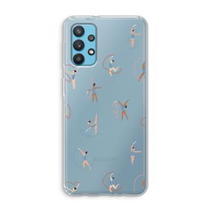 CaseCompany Dancing #3: Samsung Galaxy A32 4G Transparant Hoesje