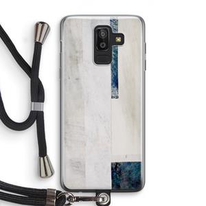 CaseCompany Meet you there: Samsung Galaxy J8 (2018) Transparant Hoesje met koord