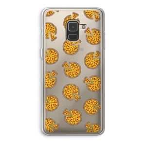 CaseCompany You Had Me At Pizza: Samsung Galaxy A8 (2018) Transparant Hoesje