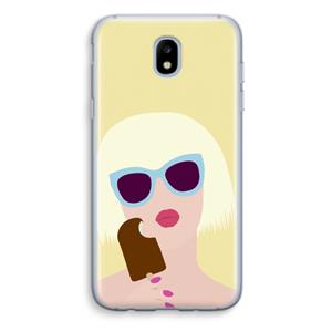 CaseCompany Ice cream: Samsung Galaxy J5 (2017) Transparant Hoesje