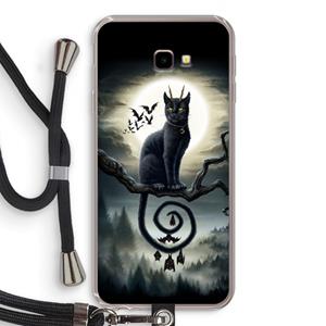 CaseCompany Moonlight Companions: Samsung Galaxy J4 Plus Transparant Hoesje met koord