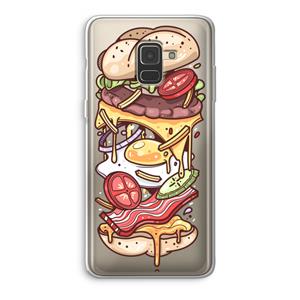 CaseCompany Diet Coke Please: Samsung Galaxy A8 (2018) Transparant Hoesje