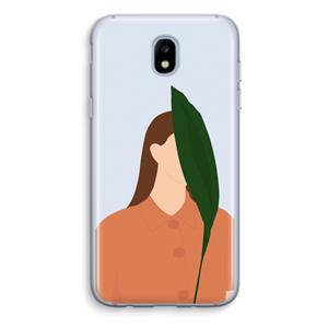 CaseCompany Leaf: Samsung Galaxy J5 (2017) Transparant Hoesje
