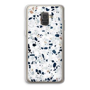 CaseCompany Terrazzo N°1: Samsung Galaxy A8 (2018) Transparant Hoesje