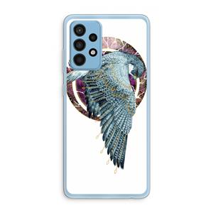 CaseCompany Golden Falcon: Samsung Galaxy A52 Transparant Hoesje