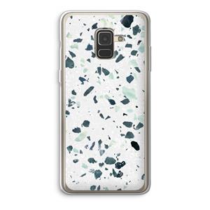 CaseCompany Terrazzo N°2: Samsung Galaxy A8 (2018) Transparant Hoesje