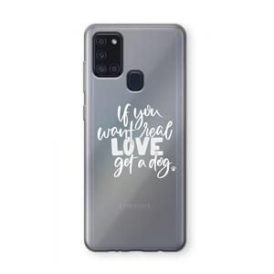 CaseCompany Partner in crime: Samsung Galaxy A21s Transparant Hoesje