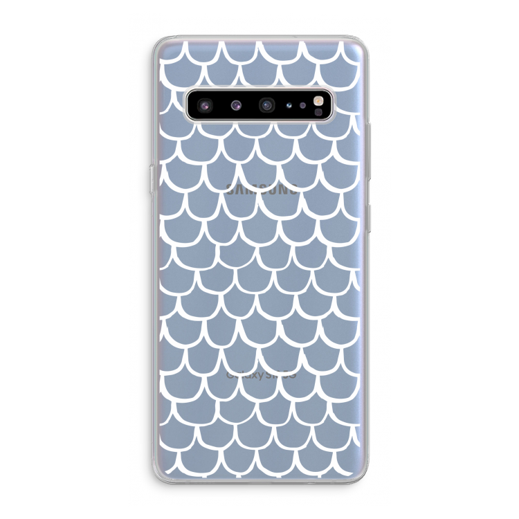CaseCompany Dakpannetjes: Samsung Galaxy S10 5G Transparant Hoesje