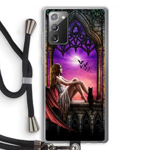 CaseCompany Kinderen van de nacht: Samsung Galaxy Note 20 / Note 20 5G Transparant Hoesje met koord