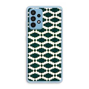 CaseCompany Moroccan tiles: Samsung Galaxy A52 Transparant Hoesje