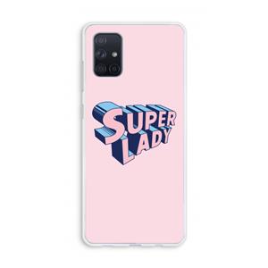 CaseCompany Superlady: Galaxy A71 Transparant Hoesje