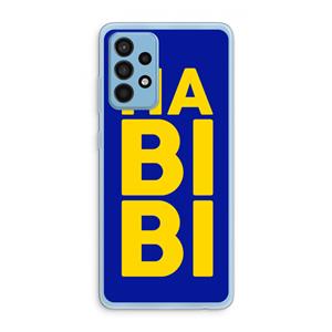CaseCompany Habibi Blue: Samsung Galaxy A52 Transparant Hoesje