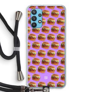 CaseCompany Giants: Samsung Galaxy A32 4G Transparant Hoesje met koord