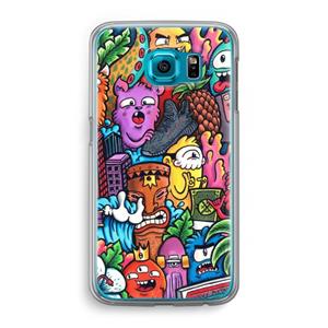 CaseCompany Vexx Mixtape: Samsung Galaxy S6 Transparant Hoesje