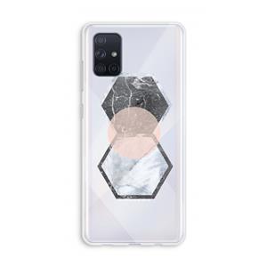 CaseCompany Creatieve toets: Galaxy A71 Transparant Hoesje