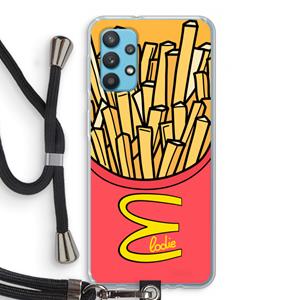 CaseCompany McElodie: Samsung Galaxy A32 4G Transparant Hoesje met koord
