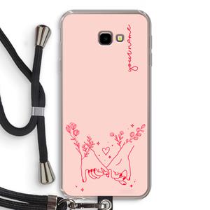 CaseCompany Best Friends: Samsung Galaxy J4 Plus Transparant Hoesje met koord