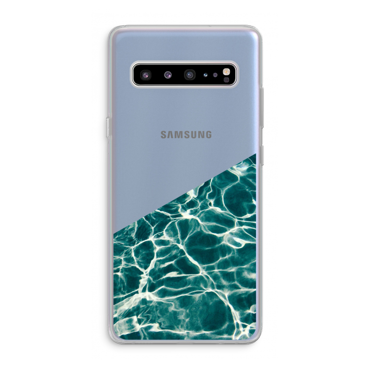 CaseCompany Weerkaatsing water: Samsung Galaxy S10 5G Transparant Hoesje