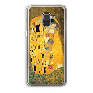CaseCompany Der Kuss: Samsung Galaxy A8 (2018) Transparant Hoesje