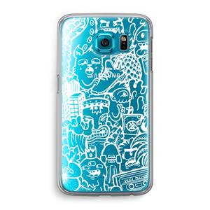 CaseCompany Vexx Mixtape #2: Samsung Galaxy S6 Transparant Hoesje