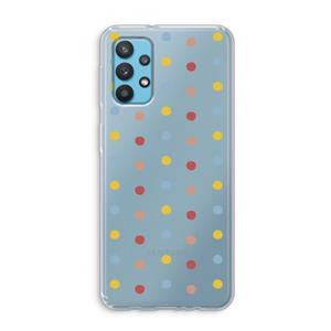 CaseCompany Bollen: Samsung Galaxy A32 4G Transparant Hoesje