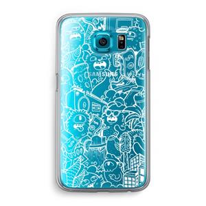 CaseCompany Vexx City #2: Samsung Galaxy S6 Transparant Hoesje