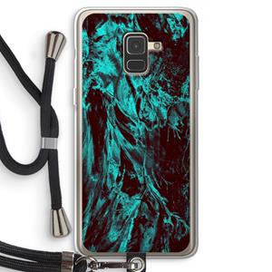 CaseCompany Ice Age: Samsung Galaxy A8 (2018) Transparant Hoesje met koord