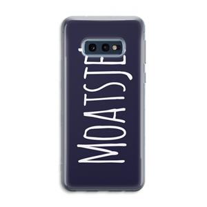 CaseCompany Moatsje!: Samsung Galaxy S10e Transparant Hoesje