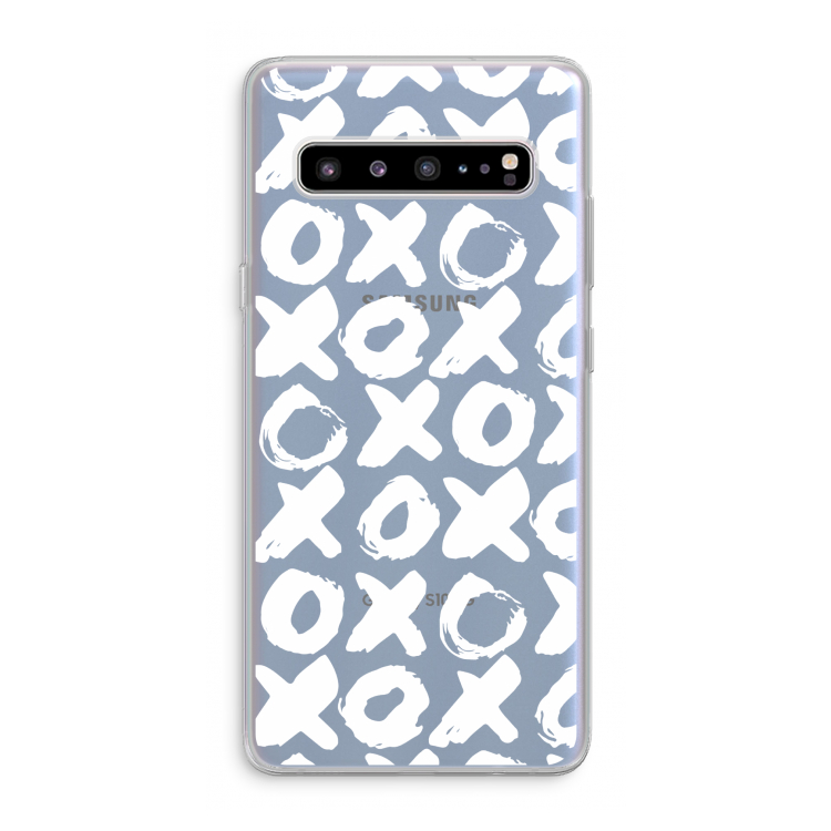 CaseCompany XOXO: Samsung Galaxy S10 5G Transparant Hoesje