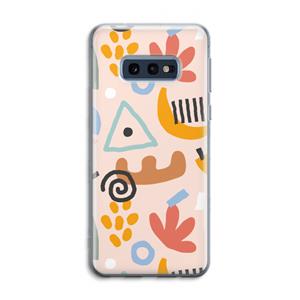 CaseCompany Abstract: Samsung Galaxy S10e Transparant Hoesje