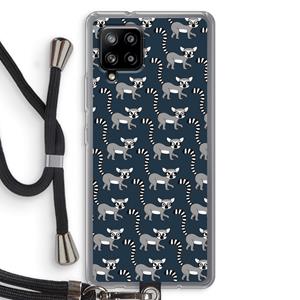 CaseCompany Makis: Samsung Galaxy A42 5G Transparant Hoesje met koord