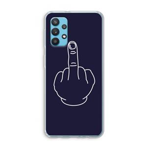 CaseCompany F**k U: Samsung Galaxy A32 4G Transparant Hoesje