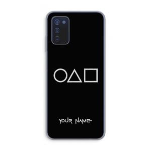 CaseCompany Squid Game: Samsung Galaxy A03s Transparant Hoesje
