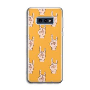 CaseCompany Rock: Samsung Galaxy S10e Transparant Hoesje