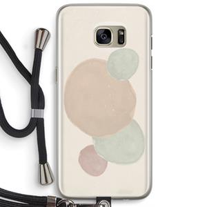 CaseCompany Geo #9: Samsung Galaxy S7 Edge Transparant Hoesje met koord