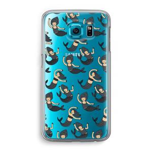 CaseCompany Zeemeermin: Samsung Galaxy S6 Transparant Hoesje