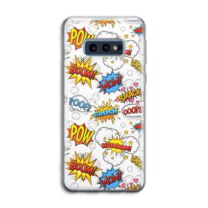 CaseCompany Pow Smack: Samsung Galaxy S10e Transparant Hoesje