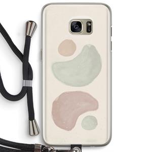 CaseCompany Geo #10: Samsung Galaxy S7 Edge Transparant Hoesje met koord