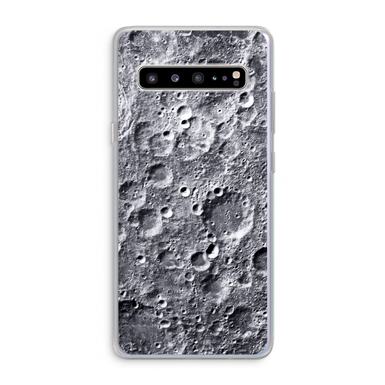 CaseCompany Maanlandschap: Samsung Galaxy S10 5G Transparant Hoesje