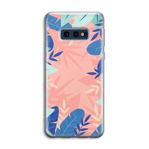 CaseCompany Tropisch: Samsung Galaxy S10e Transparant Hoesje