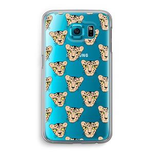 CaseCompany Tijger: Samsung Galaxy S6 Transparant Hoesje