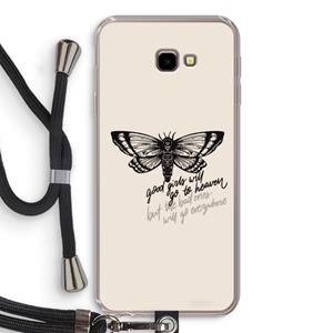 CaseCompany Good or bad: Samsung Galaxy J4 Plus Transparant Hoesje met koord