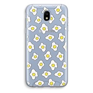 CaseCompany Spiegeleitjes: Samsung Galaxy J5 (2017) Transparant Hoesje