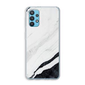 CaseCompany Elegante marmer: Samsung Galaxy A32 4G Transparant Hoesje