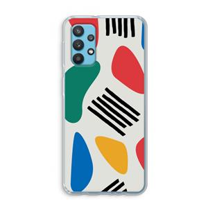 CaseCompany Illustratieve pop 1: Samsung Galaxy A32 4G Transparant Hoesje