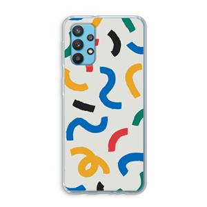 CaseCompany Illustratieve pop 2: Samsung Galaxy A32 4G Transparant Hoesje