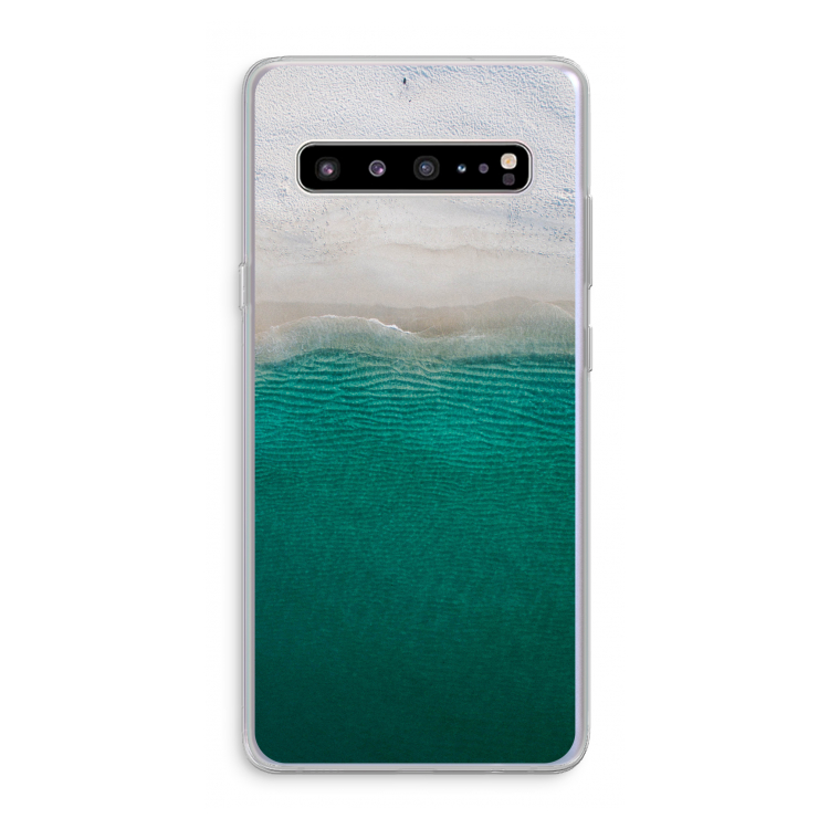 CaseCompany Stranded: Samsung Galaxy S10 5G Transparant Hoesje