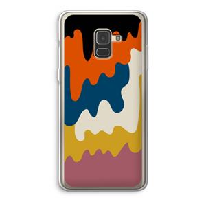 CaseCompany Baar A: Samsung Galaxy A8 (2018) Transparant Hoesje