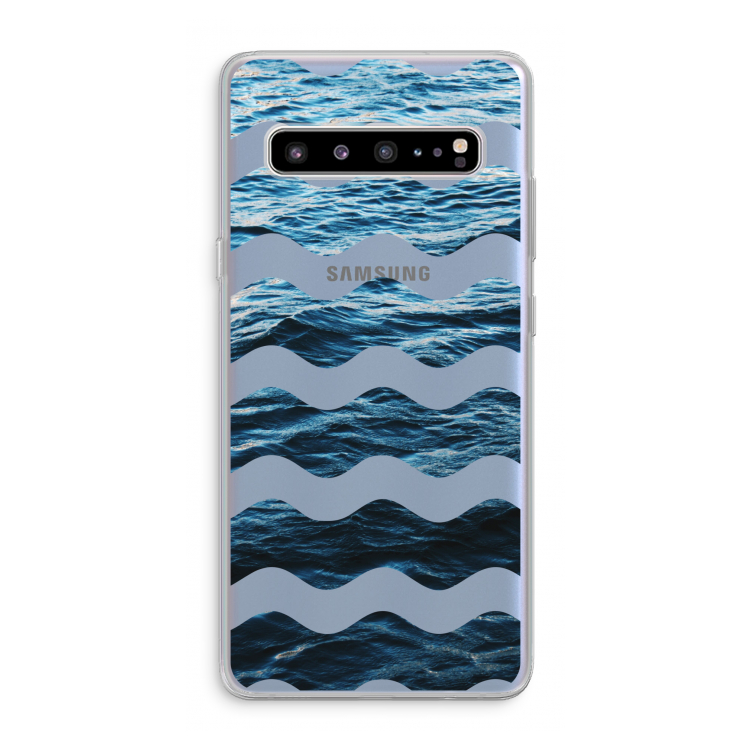CaseCompany Oceaan: Samsung Galaxy S10 5G Transparant Hoesje